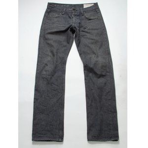 Rag & Bone mens 31x32  slim straight fit button fly denim gray jeans